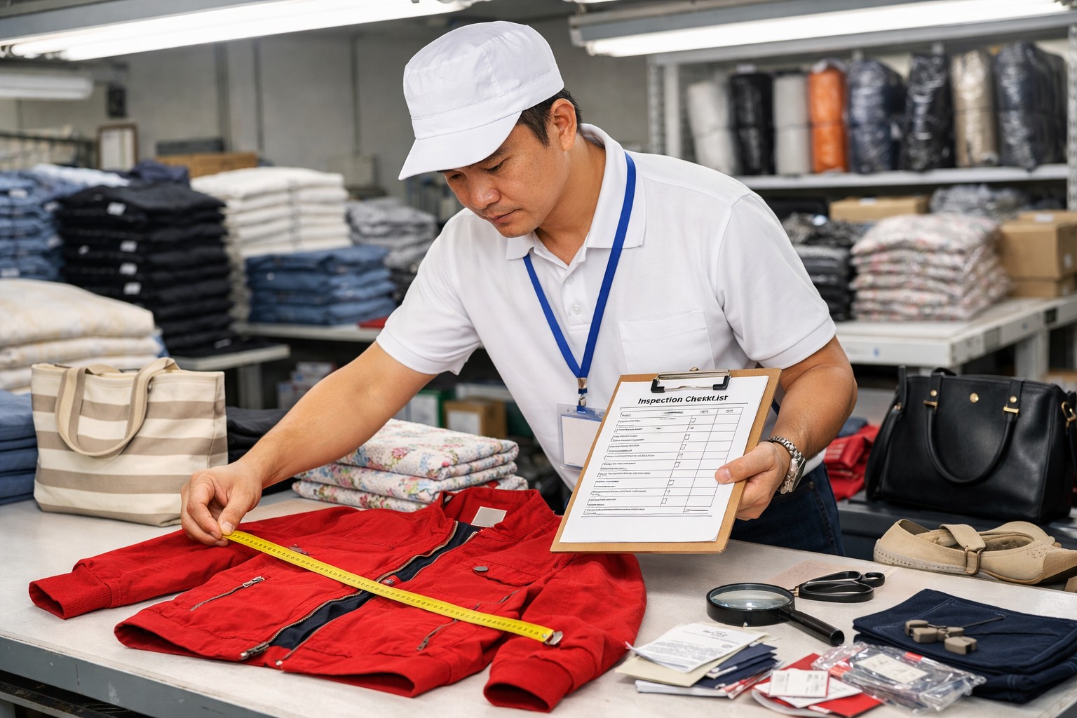 Footwear, garments & Textiles
